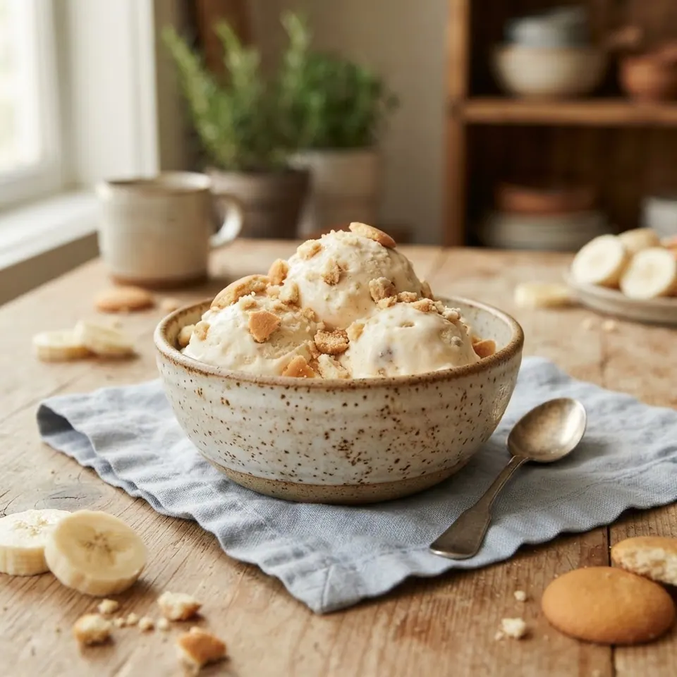 Banana Pudding, served