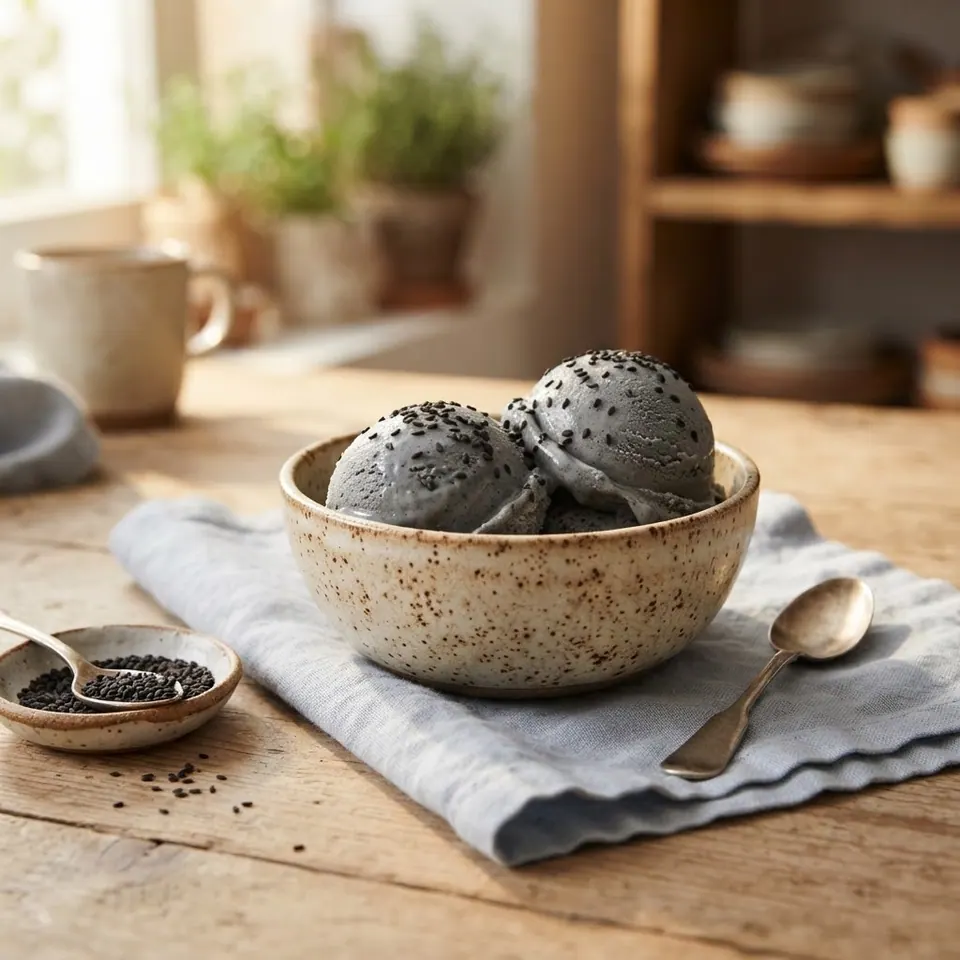 Black Sesame, served