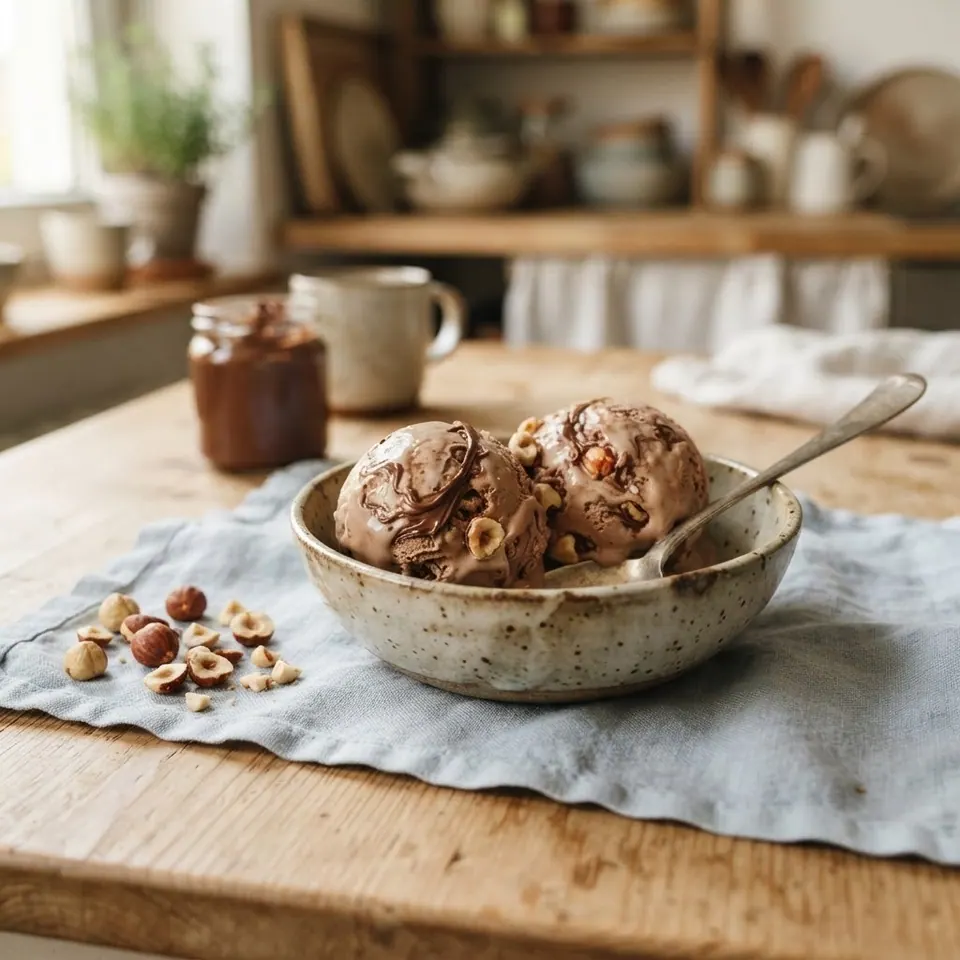 Chocolate Hazelnut, served