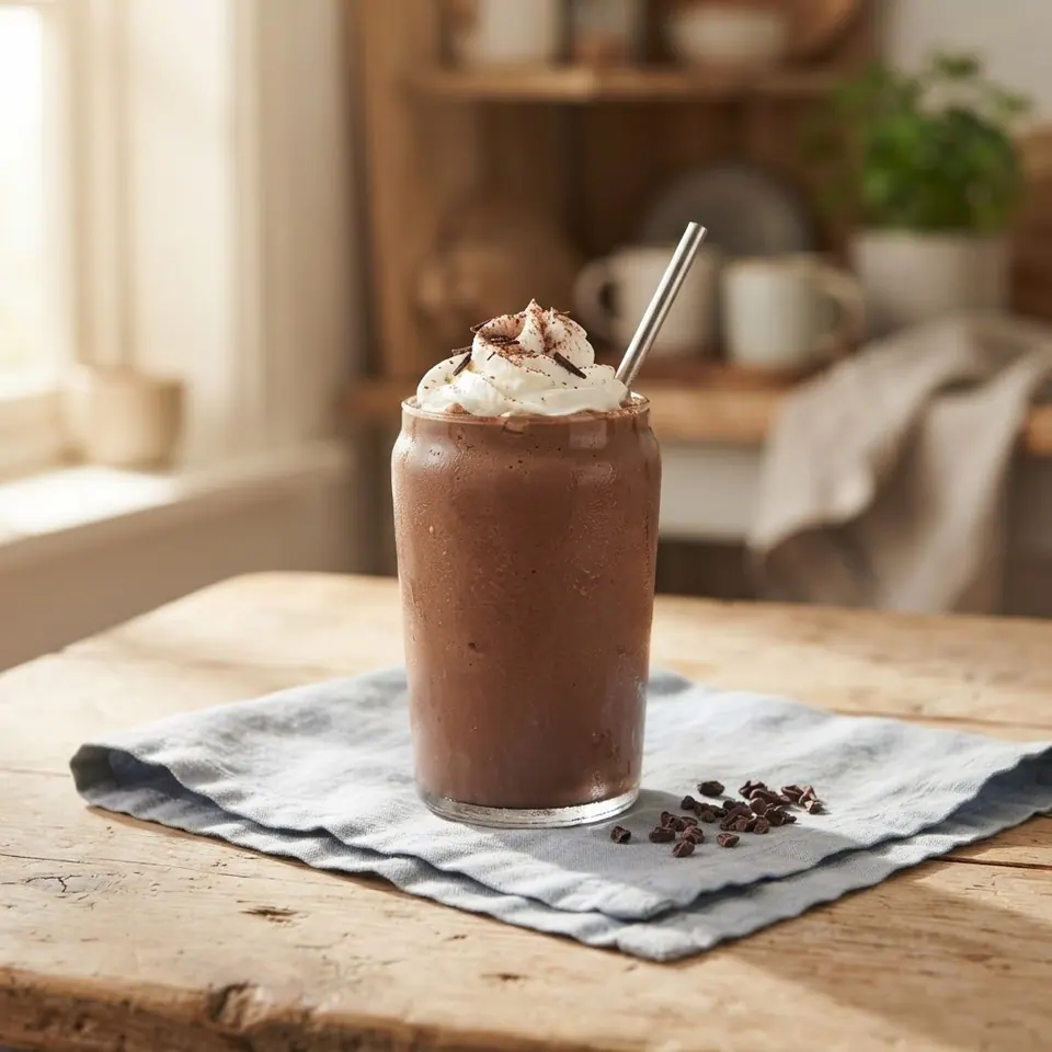 Chocolate Protein Shake, served
