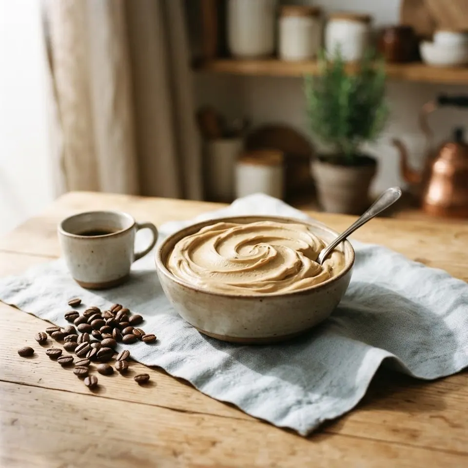 Espresso Gelato, served