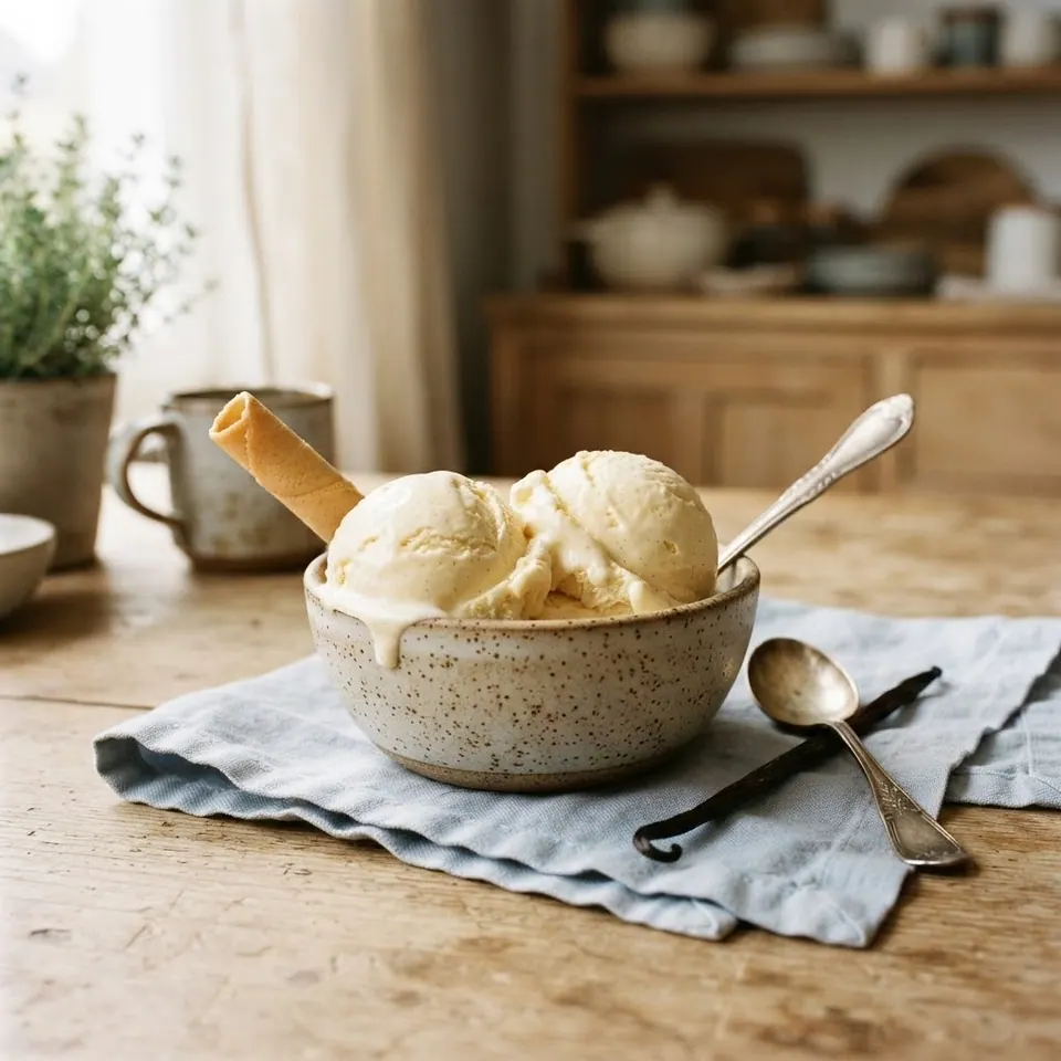 French Vanilla Custard, served