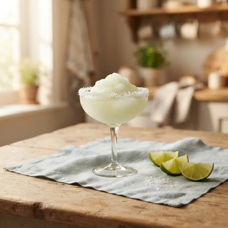 Frozen Margarita, served