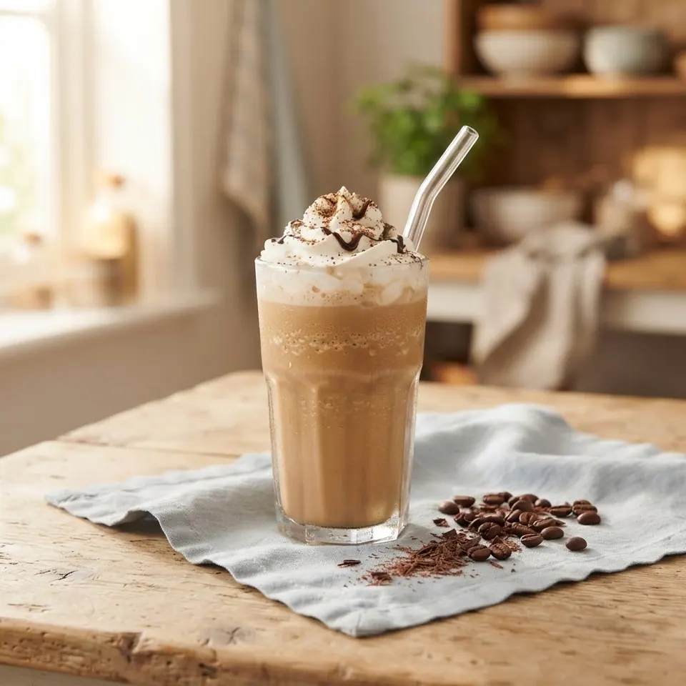Mocha Creamiccino, served