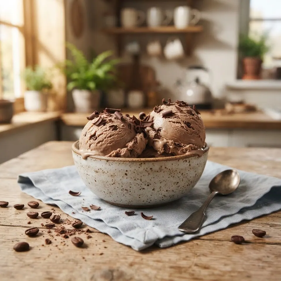 Mocha Protein, served