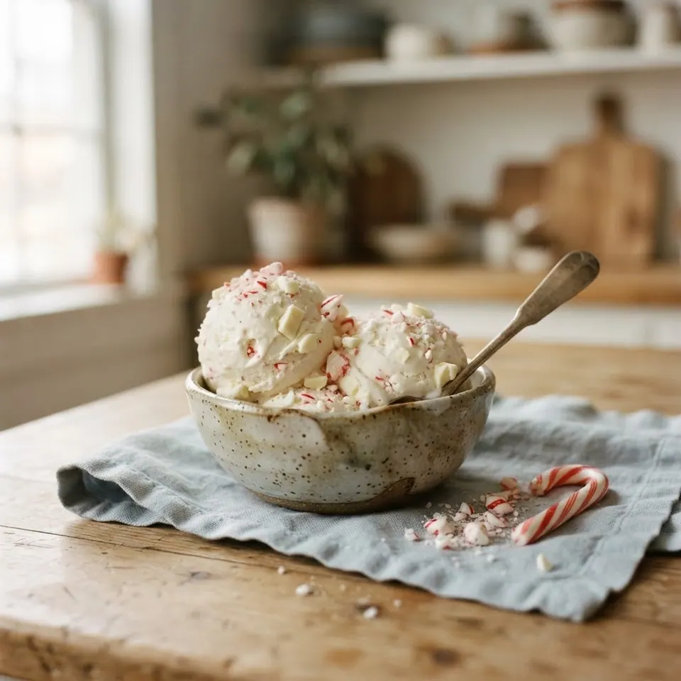 Peppermint Bark, served