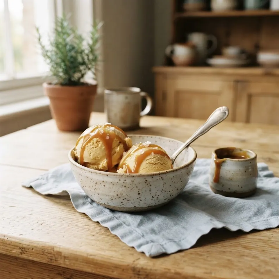 Salted Caramel, served